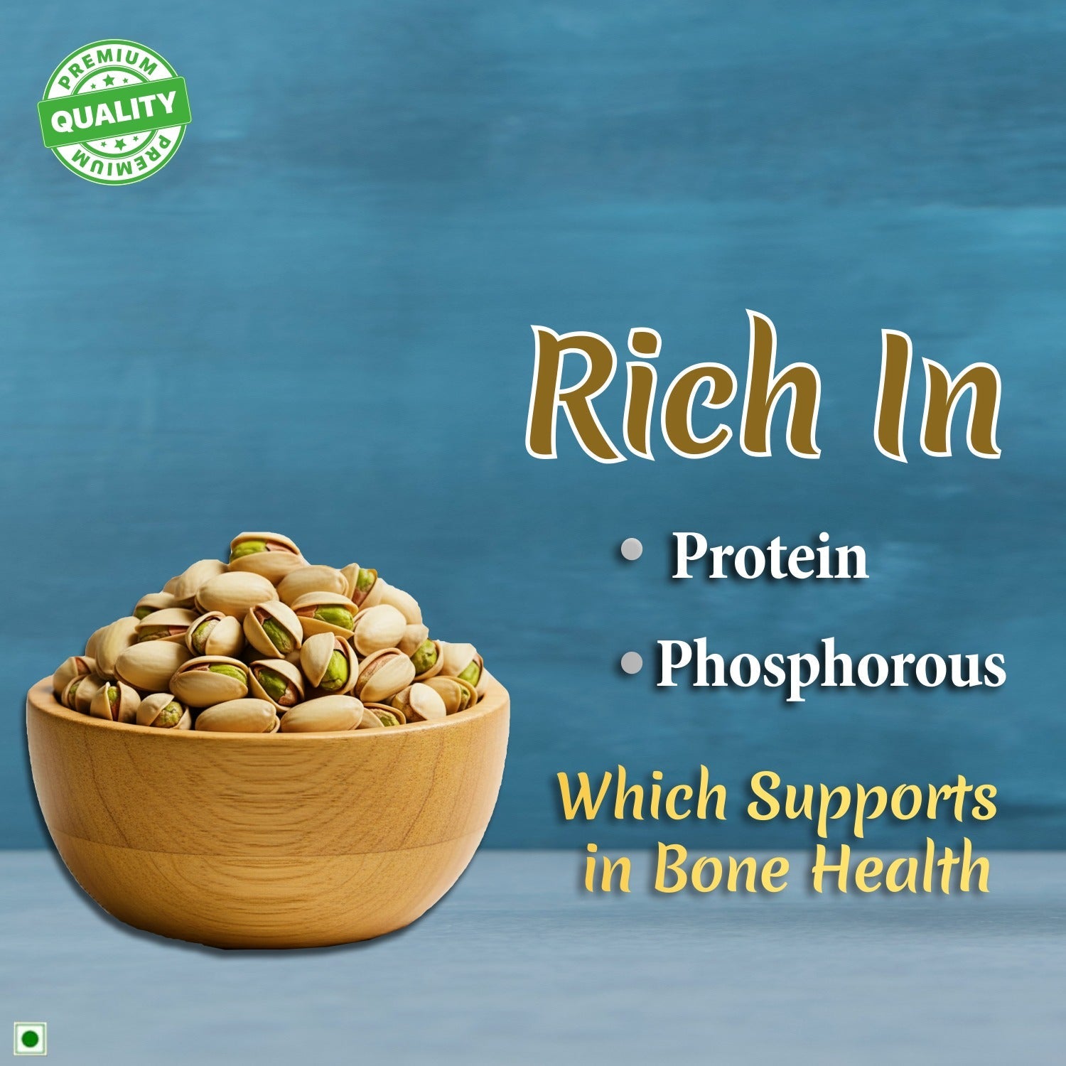 Premium Californian Roasted & Salted Pistachios | Pista Dry Fruit | HealNuts